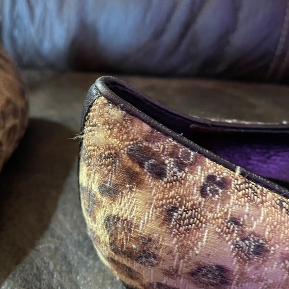 Donald J Pliner Leopard Print Mary Jane Flats - Size 9M - Made in Italy - Picture 2 of 4